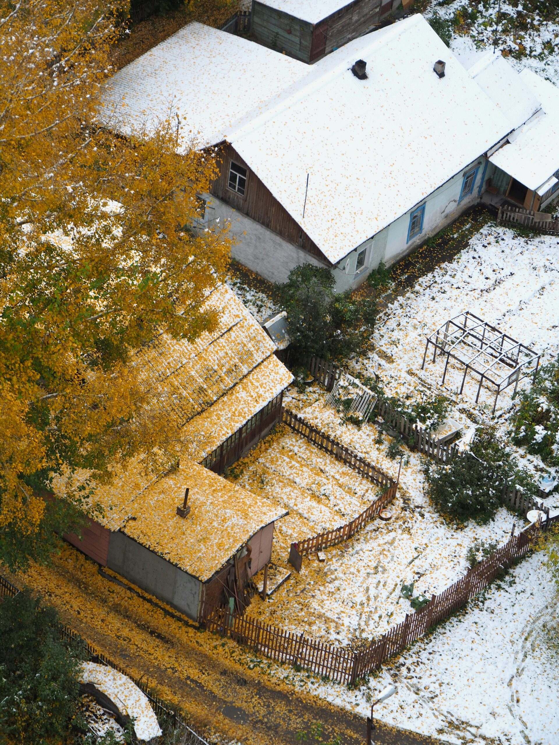 roof in the wintertime